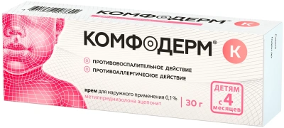 КОМФОДЕРМ К КРЕМ 0,1% 15Г фото в интернет-аптеке Склад Лекарств
