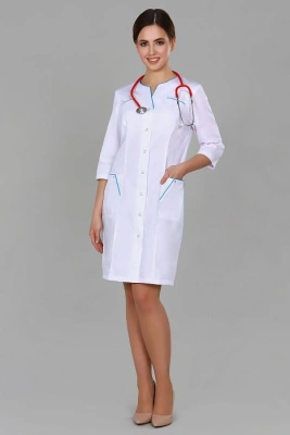 ХАЛАТ ЖЕНСКИЙ DOCTOR BIG 2-42-02-3 SATORY 3/4 РУК Р46 170-176 фото в интернет-аптеке Склад Лекарств