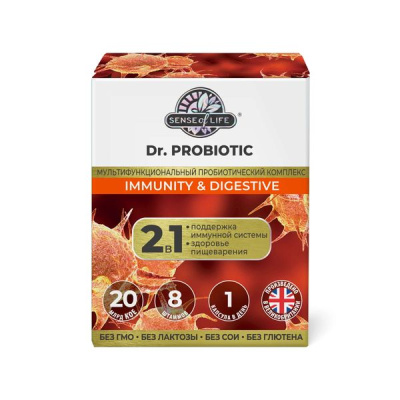 SOL DR.PROBIOTIC ИММУНИТЕТ И ПИЩЕВАРЕНИЕ КАПС 600 МГ №30 фото в интернет-аптеке Склад Лекарств