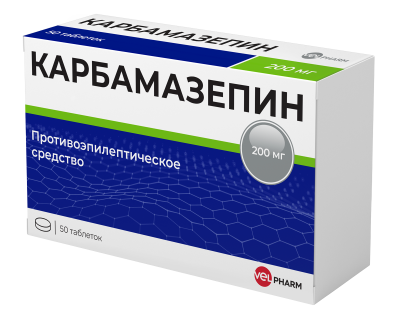 КАРБАМАЗЕПИН ТАБ 200МГ №50/ВЕЛФАРМ/ фото в интернет-аптеке Склад Лекарств