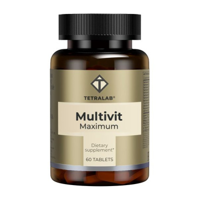 ТЕТРАЛАБ МУЛЬТИВИТ МАКСИМУМ ТАБ МАССОЙ 1500МГ №60 фото в интернет-аптеке Склад Лекарств