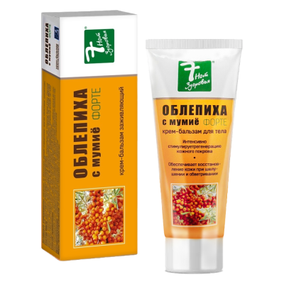 7 НОТ ЗДОРОВЬЯ КРЕМ-БАЛЬЗАМ ОБЛЕПИХА С МУМИЕ ФОРТЕ 75МЛ фото в интернет-аптеке Склад Лекарств
