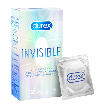 ПРЕЗЕРВАТИВЫ ДЮРЕКС INVISIBLE №12 фото в интернет-аптеке Склад Лекарств