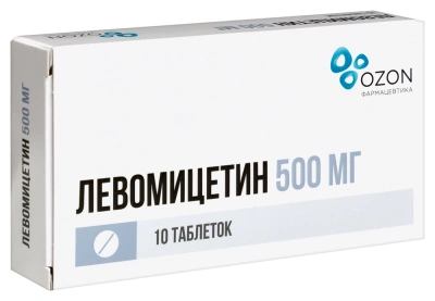 ЛЕВОМИЦЕТИН ТАБ 500МГ №10/ОЗОН/ фото в интернет-аптеке Склад Лекарств