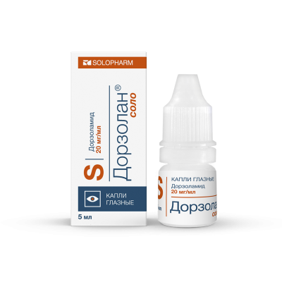 ДОРЗОЛАН СОЛО КАПЛИ ГЛАЗНЫЕ 20МГ/МЛ 5МЛ/ГРОТЕКС/ фото в интернет-аптеке Склад Лекарств