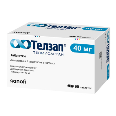 ТЕЛЗАП ТАБ 40МГ №90 Д фото в интернет-аптеке Склад Лекарств
