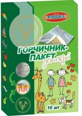 ГОРЧИЧНИК-ПАКЕТ ДЕТСКИЙ №10 фото в интернет-аптеке Склад Лекарств