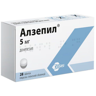 АЛЗЕПИЛ ТАБ П/О 5МГ №28 фото в интернет-аптеке Склад Лекарств