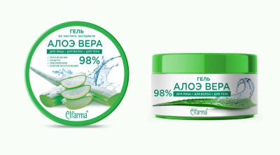 ЭЛЬФАРМА ГЕЛЬ АЛОЭ ВЕРА 200МЛ фото в интернет-аптеке Склад Лекарств