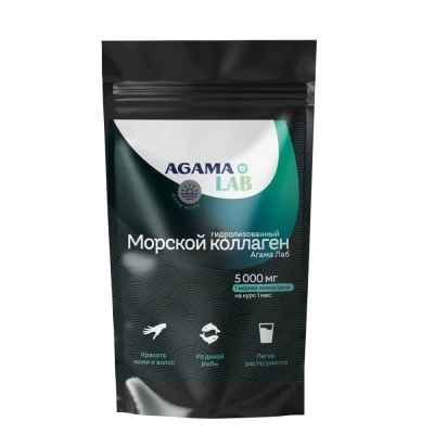 AGAMA LAB ПЕПТИДЫ МОРСКОЙ КОЛЛАГЕН+ВИТАМИН С+ГИАЛУРОН КИСЛОТА ПОР 150Г/ЛИМОН фото в интернет-аптеке Склад Лекарств