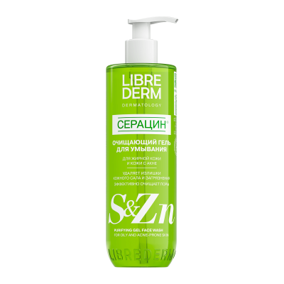 ЛИБРИДЕРМ СЕРАЦИН ОЧИЩАЮЩИЙ ГЕЛЬ Д/УМЫВАНИЯ 400МЛ фото в интернет-аптеке Склад Лекарств