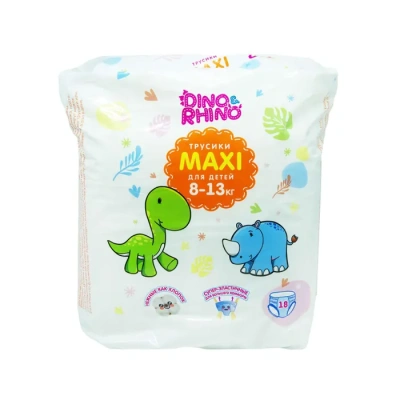 ДИНО И РИНО ТРУСИКИ 8-13 КГ №18 фото в интернет-аптеке Склад Лекарств