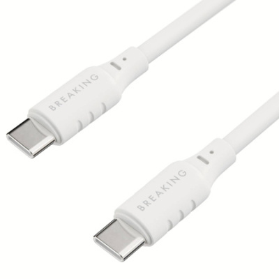 ВИВАТЕЛ КАБЕЛЬ БРЕКИНГ СИЛИКОНОВЫЙ USB-TYPE-C,2.4 A, 1 M БЕЛЫЙ фото в интернет-аптеке Склад Лекарств