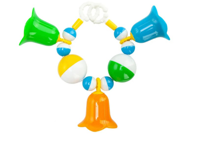 ИГРУШКА СТЕЛЛАР ПОГРЕМУШКА-ПОДВЕСКА С ШАРИКОМ И КОЛОКОЛЬЧИКОМ 01544 фото в интернет-аптеке Склад Лекарств