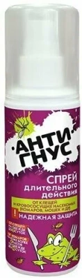 АНТИ-ГНУС СПР ДЛИТ.ДЕЙСТВИЯ ОТ КЛЕЩЕЙ И НАСЕК.100МЛ фото в интернет-аптеке Склад Лекарств