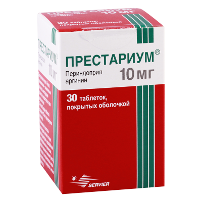 ПРЕСТАРИУМ А ТАБ П/О 10МГ №30 фото в интернет-аптеке Склад Лекарств