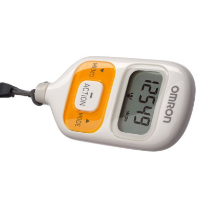 ОМРОН ШАГОМЕР ЭЛЕКТРОННЫЙ ОРАНЖ HJ-203-ED фото в интернет-аптеке Склад Лекарств