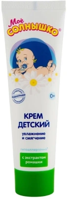 МОЕ СОЛНЫШКО КРЕМ ДЕТ С ЭКСТР РОМАШКИ 100МЛ фото в интернет-аптеке Склад Лекарств