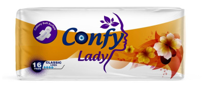 LADYCONFY ПРОКЛАДКИ CLASSIC LONG 16ШТ*12 фото в интернет-аптеке Склад Лекарств
