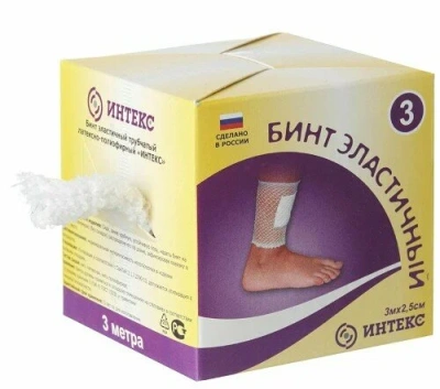 БИНТ ЭЛАСТИЧНЫЙ ТРУБЧАТЫЙ З МЕТРА N3/ИНТЕКС/ фото в интернет-аптеке Склад Лекарств