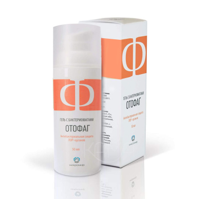 ОТОФАГ ГЕЛЬ С БАКТЕРИОФАГАМИ 50МЛ фото в интернет-аптеке Склад Лекарств