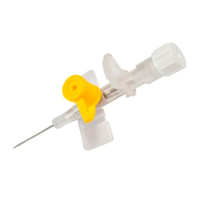 КАТЕТЕР В/В ПЕРИФ КАНЮЛЯ 24G HEALFLON С ИНЪЕКЦИОННЫМ ПОРТОМ И КРЫЛЬЯМИ фото в интернет-аптеке Склад Лекарств