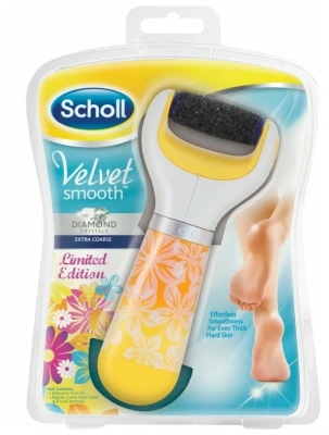 ШОЛЛЬ VELVET SMOOTH ПИЛКА ЭЛЕКТРИЧЕСКАЯ Д/ПЯТОК ЛЕТНИЙ ДИЗАЙН фото в интернет-аптеке Склад Лекарств
