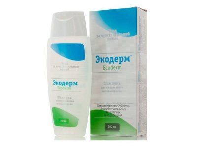 ЭКОДЕРМ ШАМПУНЬ ДЛЯ ЧУВСТ КОЖИ 150МЛ фото в интернет-аптеке Склад Лекарств