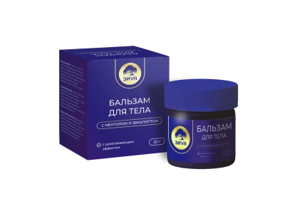 БАЛЬЗАМ ДЛЯ ТЕЛА С МЕНТОЛОМ И ЭВКАЛИПТОМ 20Г/ЭЙVА/ЭЙВА/ фото в интернет-аптеке Склад Лекарств