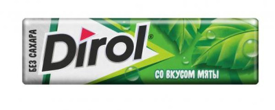 ДИРОЛ ЖЕВ РЕЗИНКА МЯТА 13,6Г №10 фото в интернет-аптеке Склад Лекарств