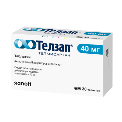 ТЕЛЗАП ТАБ 40МГ №30 фото в интернет-аптеке Склад Лекарств
