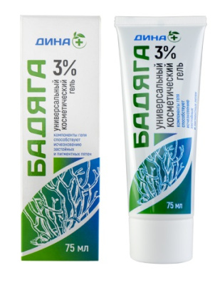 БАДЯГА ГЕЛЬ ДЛЯ ТЕЛА 75МЛ/ДИНА+/ фото в интернет-аптеке Склад Лекарств