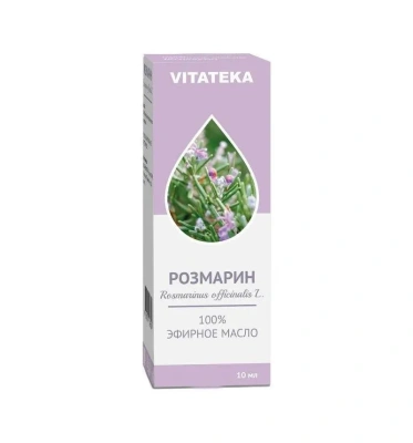 ВИТАТЕКА МАСЛО РОЗМАРИНА ЭФИРНОЕ ФЛ. 10МЛ фото в интернет-аптеке Склад Лекарств