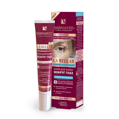 НОВОСВИТ ЛА МЕЛЛЯР КРЕМ ВОКРУГ ГЛАЗ ЛАМЕЛЛЯРНЫЙ ЛИФТИНГ ВЕРХНЕГО ВЕКА 56+ 20МЛ фото в интернет-аптеке Склад Лекарств