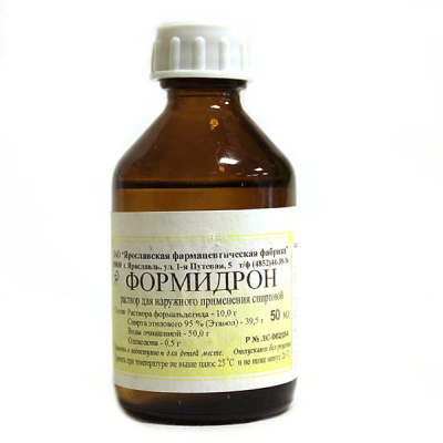 ФОРМИДРОН Р-Р СПИРТОВОЙ 50МЛ/ЯРОСЛАВСКАЯ/ фото в интернет-аптеке Склад Лекарств