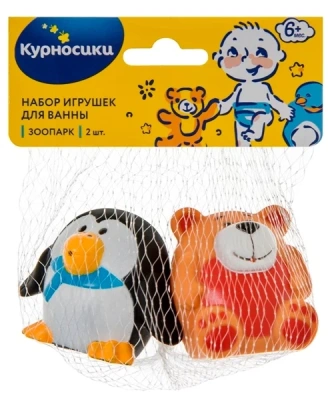КУРНОСИКИ НАБОР ИГРУШЕК Д/ВАННЫ ЗООПАРК 6МЕС+25080 фото в интернет-аптеке Склад Лекарств