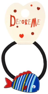 РЕЗИНКА ДЛЯ ВОЛОС "ЯПОНСКАЯ РЫБКА" 3 ЦВЕТА 2-713/33 1ШТ фото в интернет-аптеке Склад Лекарств