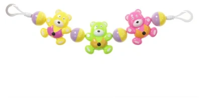 ИГРУШКА ПОГРЕМУШКА НА КОЛЯСКУ МЕДВЕЖАТА 555-182 фото в интернет-аптеке Склад Лекарств