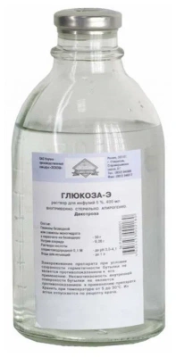 ГЛЮКОЗА-Э Р-Р Д/ИНФ 5% ФЛ 400МЛ №15/ЭСКОМ/ ДУБЛЬ фото в интернет-аптеке Склад Лекарств