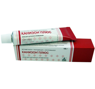 КАНИЗОН ПЛЮС/КЛОТРИМАЗОЛ/ КРЕМ 0.05%+0.1%+ 1% 15Г фото в интернет-аптеке Склад Лекарств