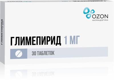 ГЛИМЕПИРИД ТАБ 1МГ №30/ОЗОН/ фото в интернет-аптеке Склад Лекарств