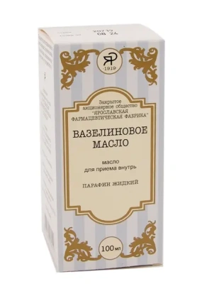 ВАЗЕЛИНОВОЕ МАСЛО Д/ПРИЕМА ВНУТРЬ 100МЛ/ЯРОСЛАВСКАЯ/ фото в интернет-аптеке Склад Лекарств