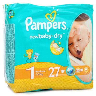 ПАМПЕРС ПОДГУЗНИКИ НЬЮ БЕБИ ДРАЙ НЬЮБОРН/1/2-5КГ №27 Д фото в интернет-аптеке Склад Лекарств