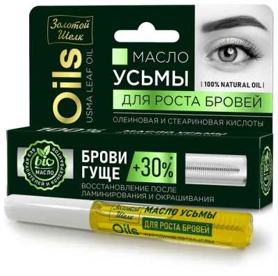 ЗОЛОТОЙ ШЕЛК МАСЛО УСЬМЫ ДЛЯ РОСТА БРОВЕЙ 7МЛ фото в интернет-аптеке Склад Лекарств