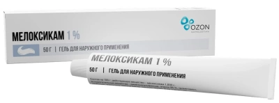 МЕЛОКСИКАМ ГЕЛЬ 1% 50Г/ОЗОН/ фото в интернет-аптеке Склад Лекарств