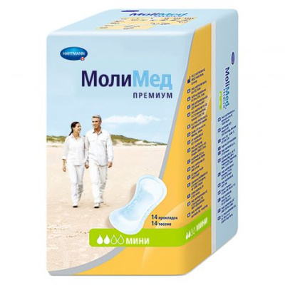 ХАРТМАНН МОЛИМЕД ПРОКЛАДКИ УРОЛОГИЧЕСКИЕ ПРЕМ МИНИ №14 фото в интернет-аптеке Склад Лекарств