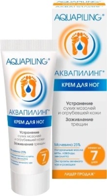 АКВАПИЛИНГ КРЕМ ДЛЯ НОГ 75МЛ фото в интернет-аптеке Склад Лекарств