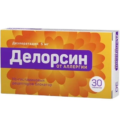 ДЕЛОРСИН ТАБ 5МГ №30 фото в интернет-аптеке Склад Лекарств