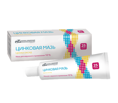ЦИНКОВАЯ МАЗЬ 10% 25Г/УСОЛЬЕ-СИБИРС/ фото в интернет-аптеке Склад Лекарств