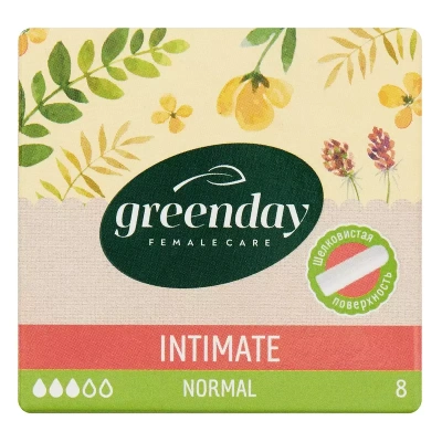 GREEN DAY ТАМПОНЫ ГИГИЕН NORMAL 8ШТ 870564 фото в интернет-аптеке Склад Лекарств